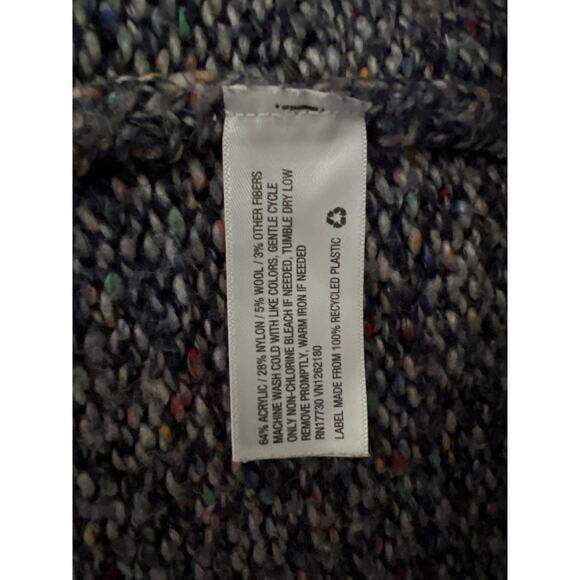 Universal Thread 5% wool multicolor speckled blue pullover sweater size XL EUC - Picture 3 of 7